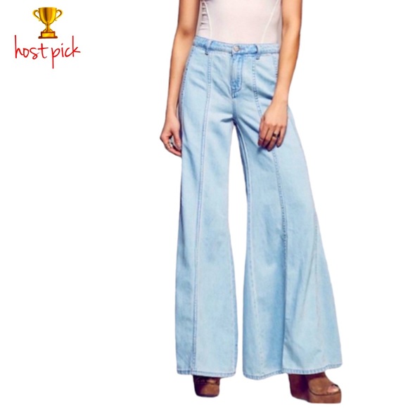Free People Denim - Free People Landon Denim Wide-Leg Jeans